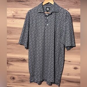 Footjoy floral polo size L